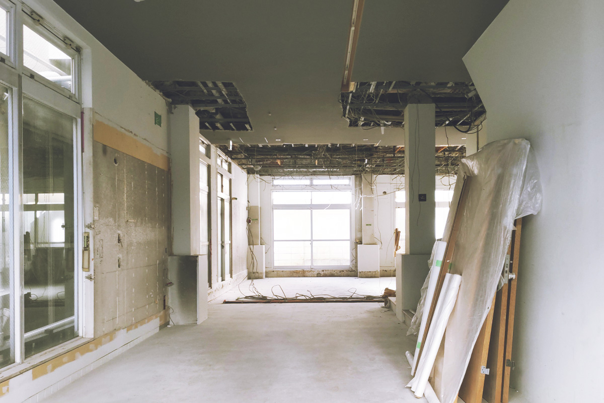 建物内部の施工もご相談ください